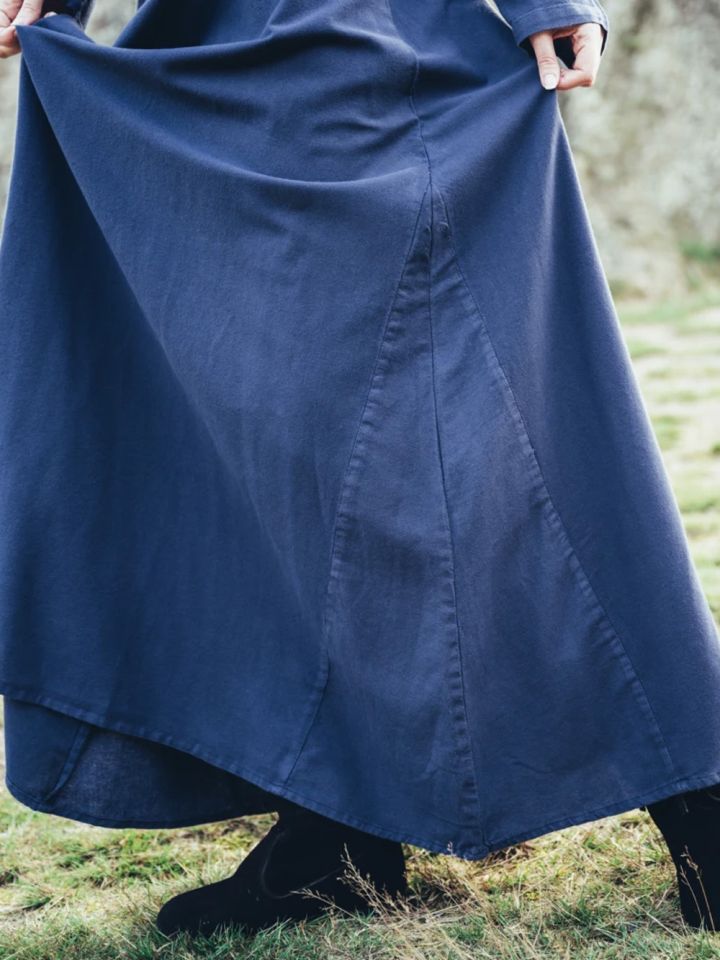 Robe viking Valdis, bleu nuit 3