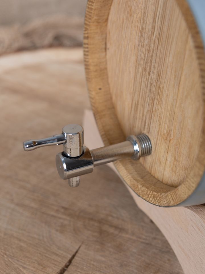 Robinet en acier inoxydable pour fût en bois 3