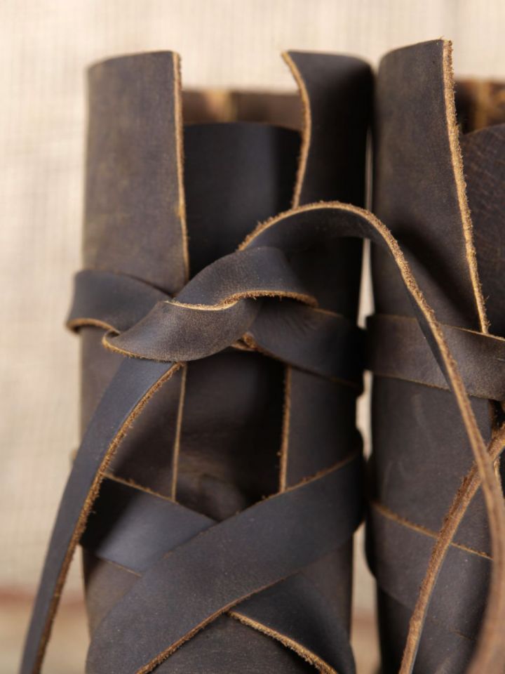 Bottines viking en cuir marron 3
