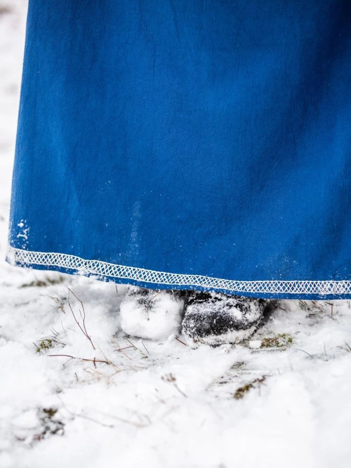 Robe viking Brigida bleue 3