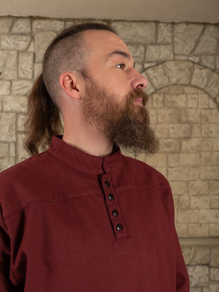 Chemise Bartold bordeaux 3