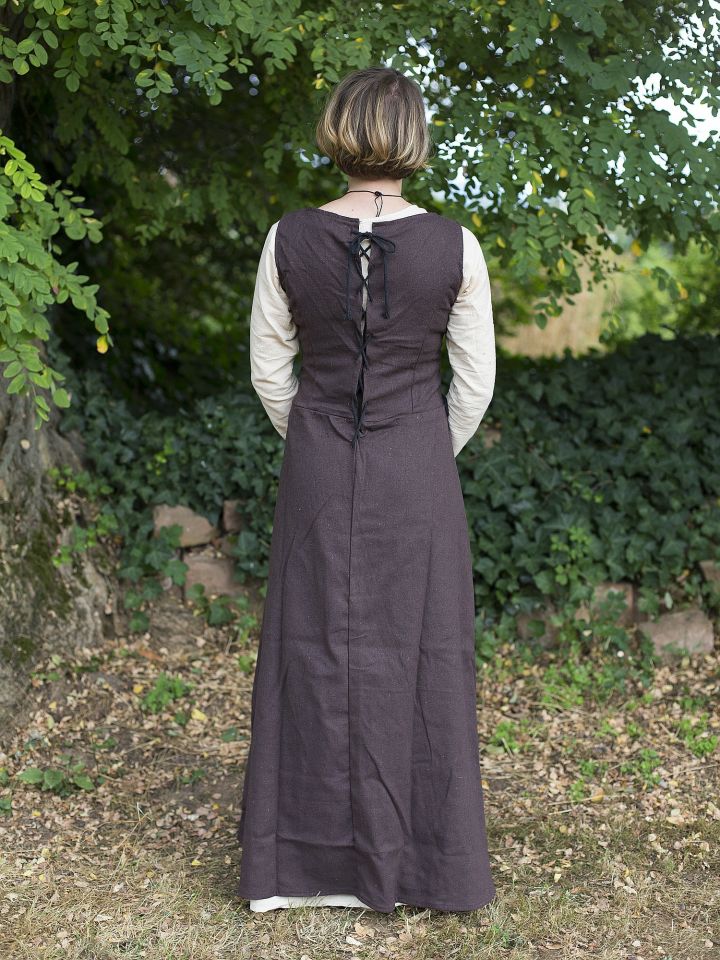 Robe à bretelles sans manches Uma marron M 3
