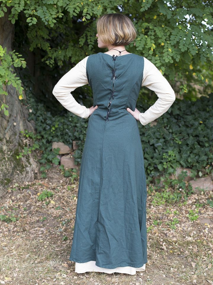 Robe à bretelles sans manches Uma verte 3