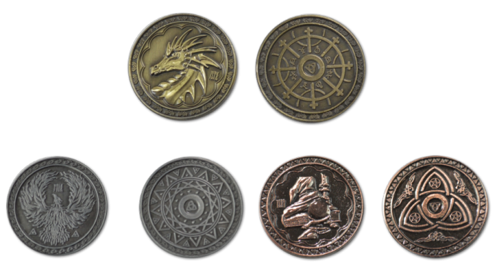 Pièces de monnaie GN Magie 3