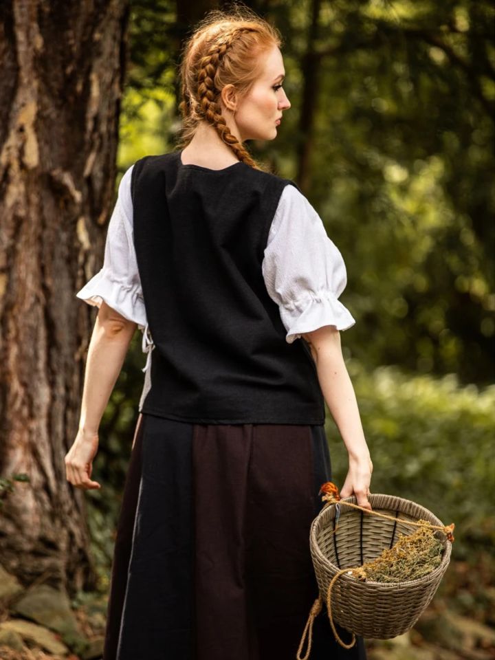Gilet en coton épais, noir 3