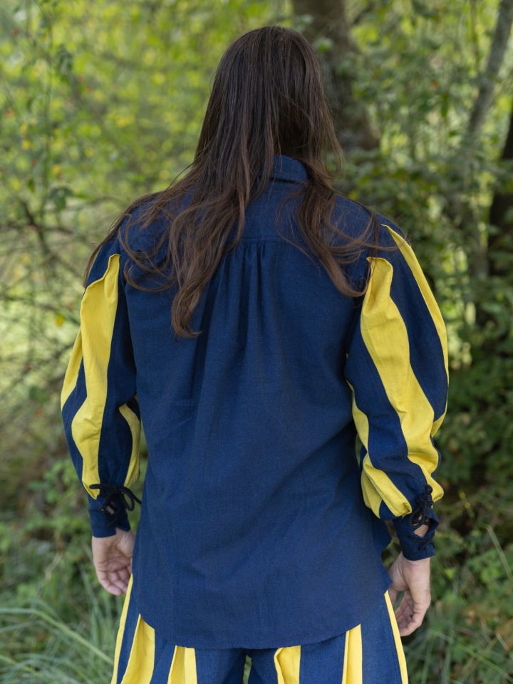 Chemise Lansquenet Titurel jaune et blanche L/XL 3