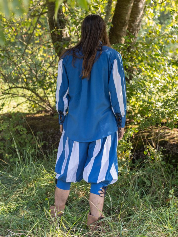 Chemise Lansquenet Titurel bleue et blanche 3