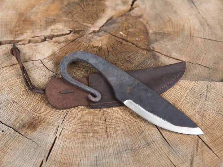 Couteau viking avec étui en cuir 3