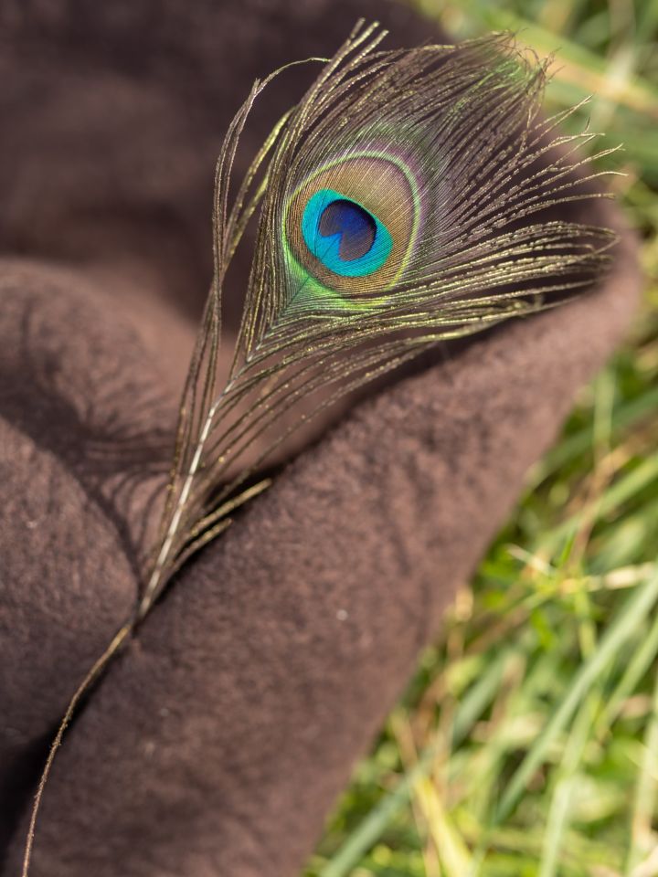 Chapeau tricorne ou bicorne en feutre en marron 3