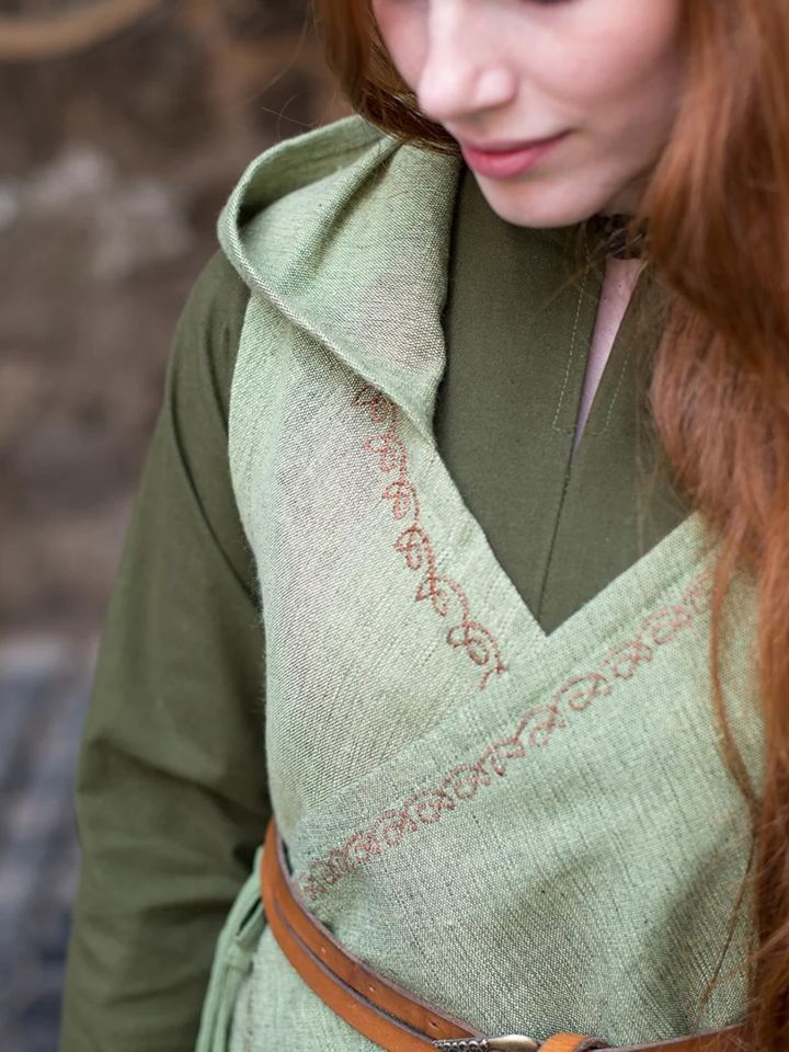 Robe portefeuille Dala en vert L/XL 3