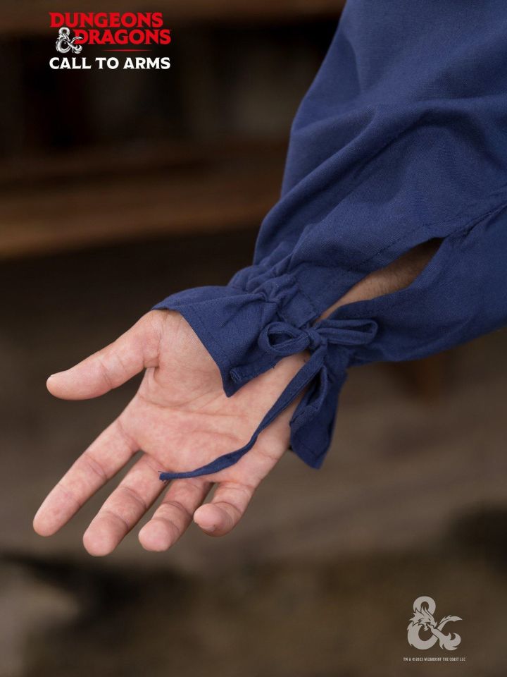 Chemise de barde D&D en bleu 3