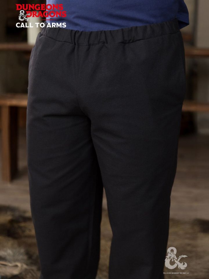 Pantalon de barde D&D en noir 3