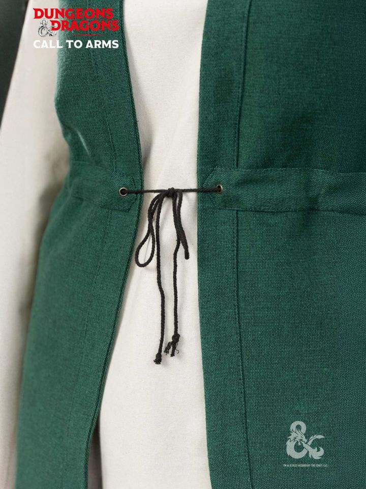 Long gilet en vert 3