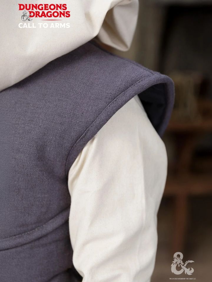 Gilet gambisonné D&D Paladin gris 3