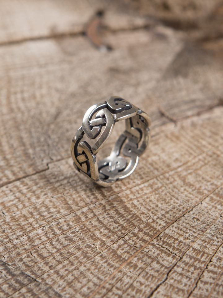 Bague en argent n½ud celtique 3