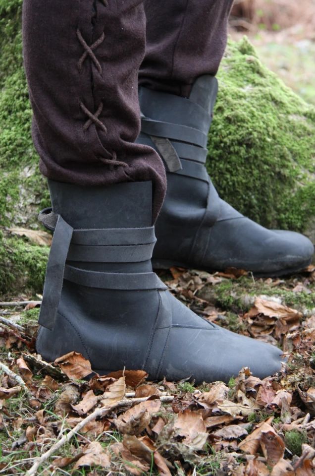 Bottines viking en cuir suédé noir 37 3