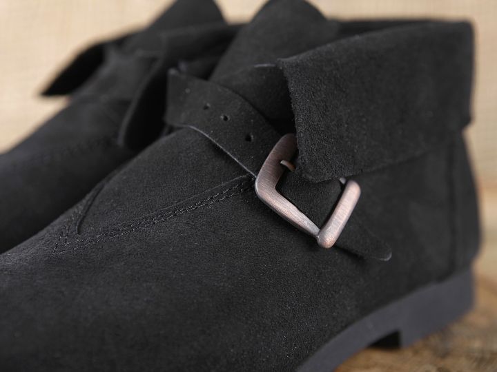 Chaussures historiques à boucle, noires 3