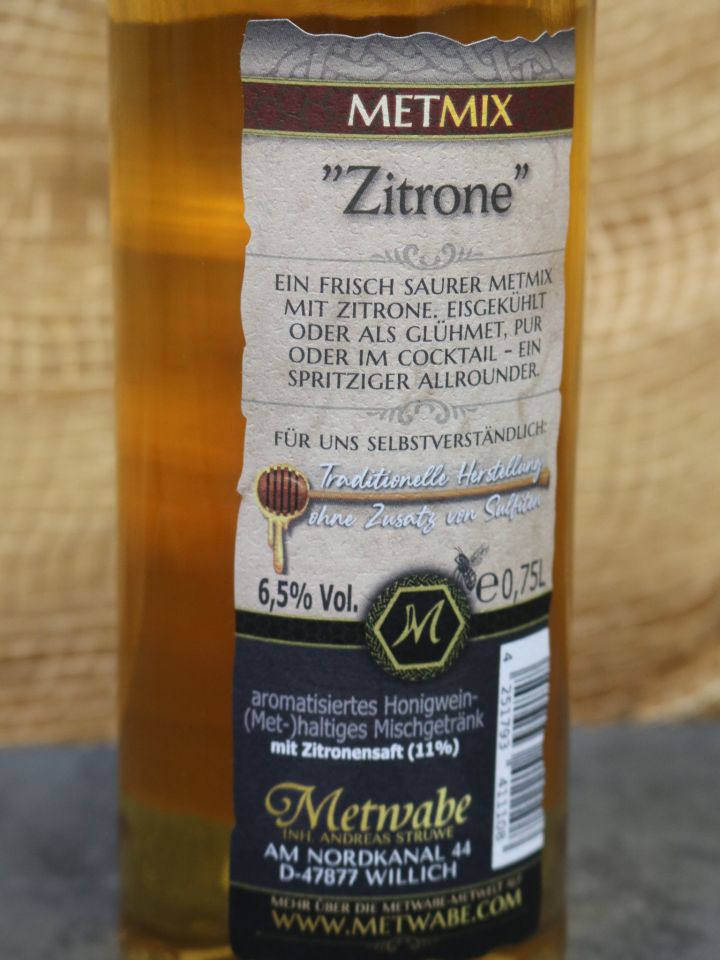 Mélange d'hydromel "Citron" Bouteille à l'unité 3