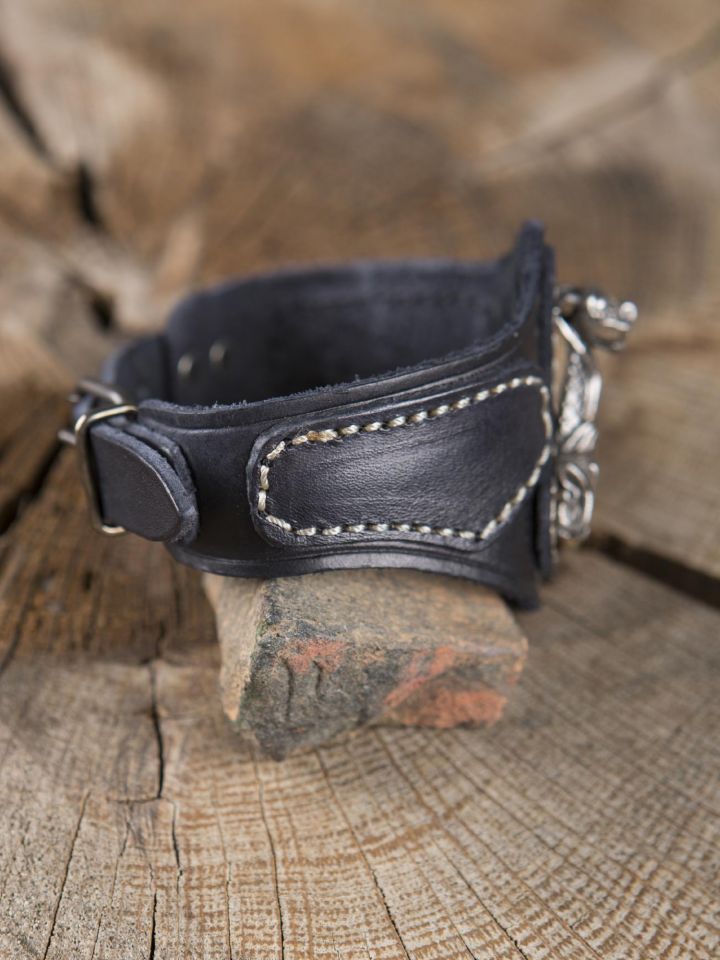 Bracelet en cuir Marteau de Thor Viking 3