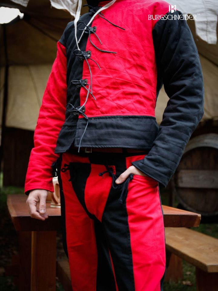 Pantalon Lansquenet "Imperialis" rouge et noir 3