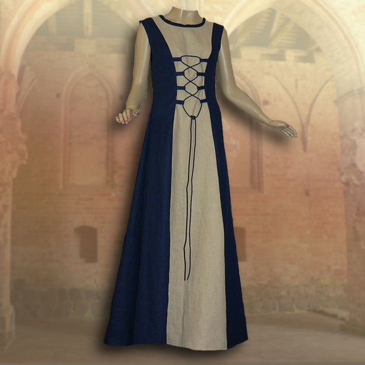robe 2 pièces Isabella bleu marine 3