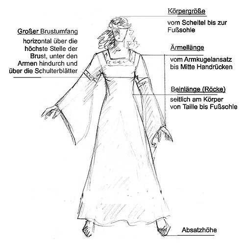 Robe médiévale Johanna à capuche en rouge 3