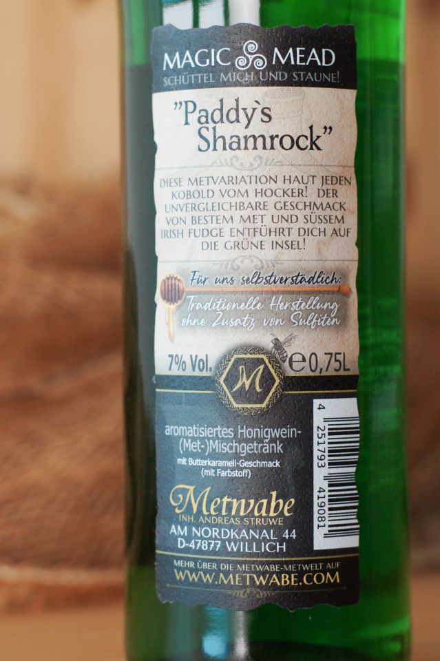 Hydromel "Paddy's Shamrock" Bouteille à l'unité 3