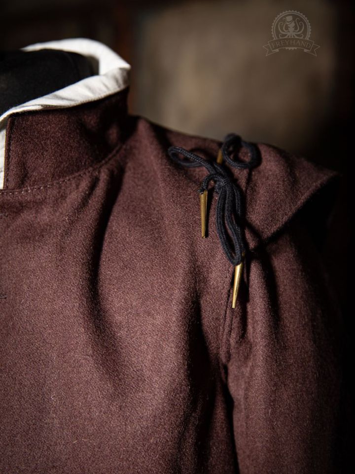 Veste Mousquetaire Quentin marron 3