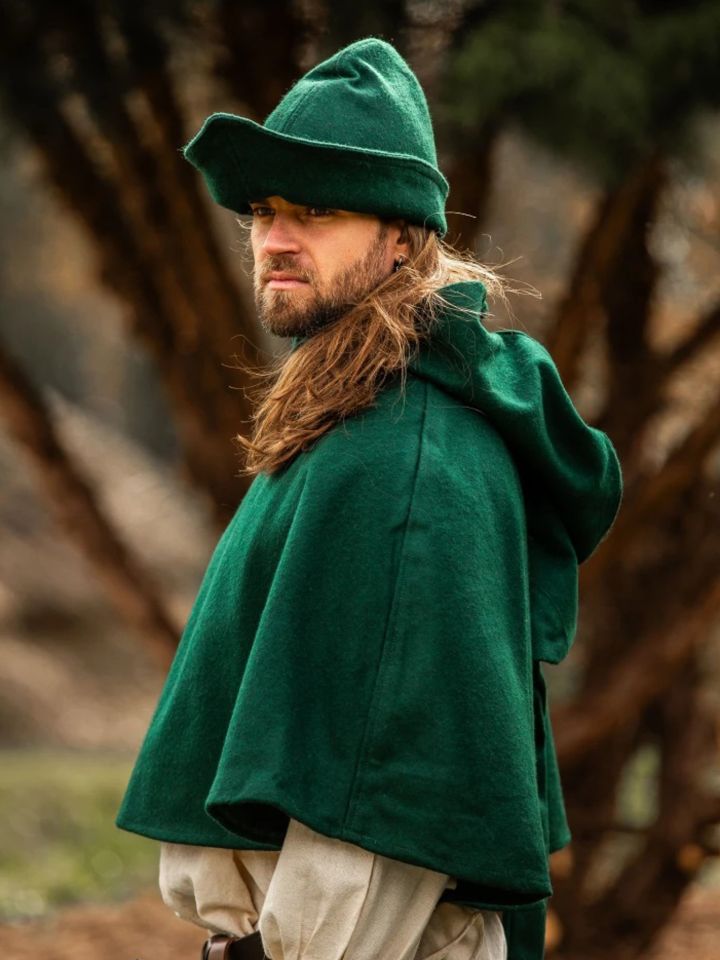 Chapeau de Robin des Bois en vert 3