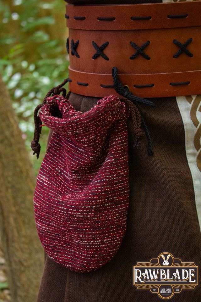Ceinture en cuir avec sac 3