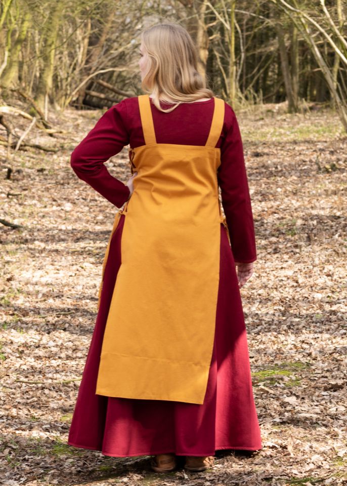 Robe tablier Tinna, en jaune moutarde XXL 3