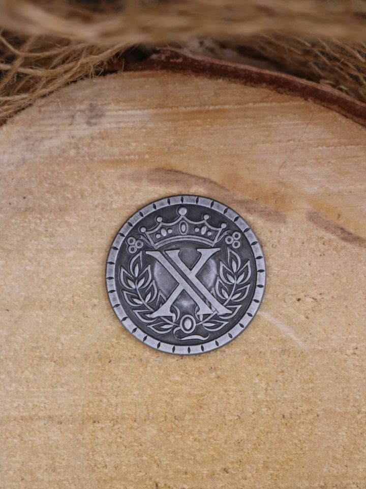 Pièce Larp "médiévale" argent 3
