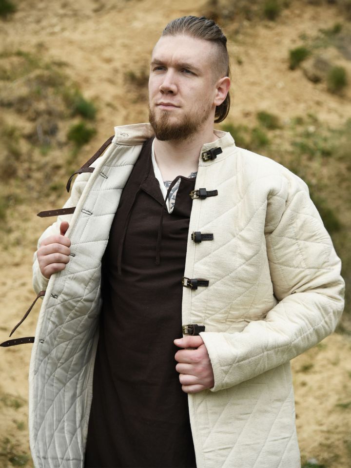 Gambison blanc à boucles XL 3
