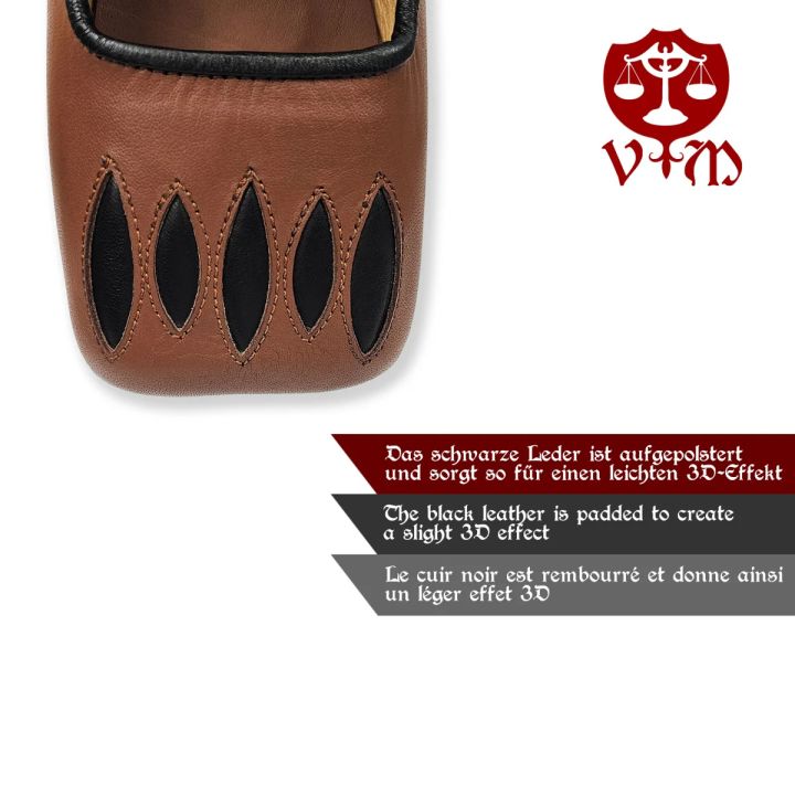 Chaussures à gueule de vache Caspar marron-noir 3