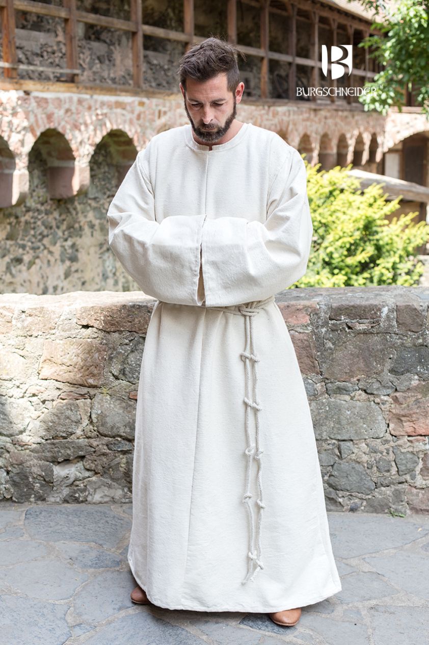 Habit de moine benedictin en ecru La boutique medievale