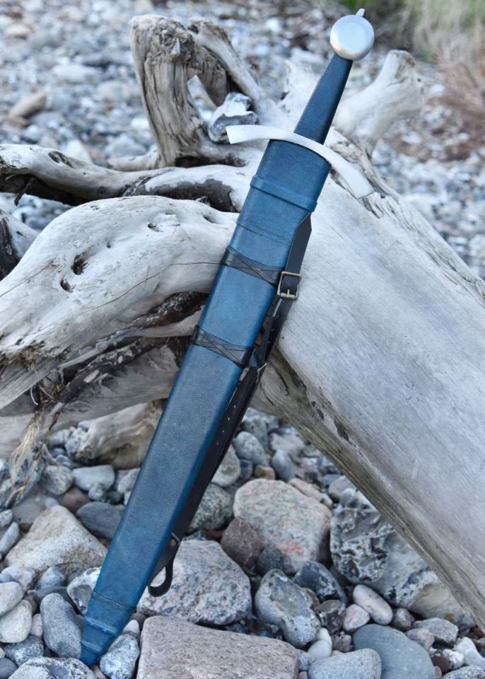 Épée de chevalier Lac de Neuchâtel avec fourreau, XIIIe siècle 4