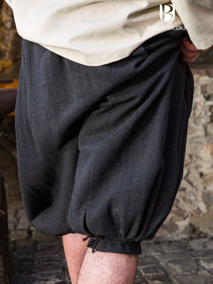 Pantalon Rus Borys chiné noir/gris L 4