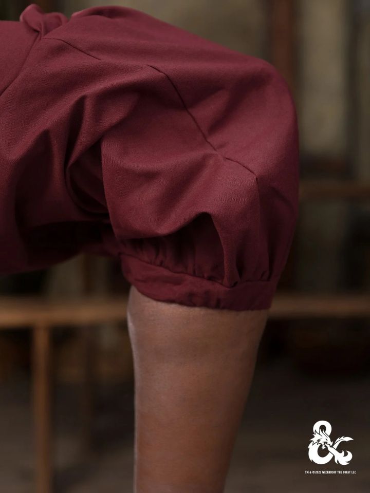 Pantalon de moine bordeaux 4