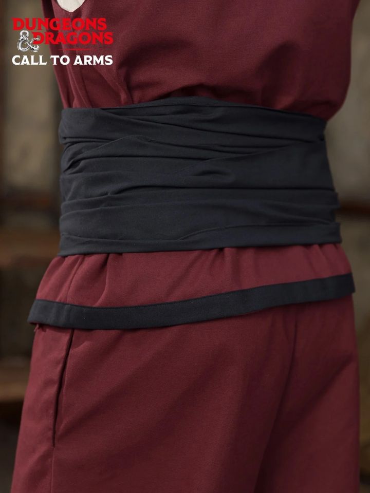 Ceinture de moine noire 4