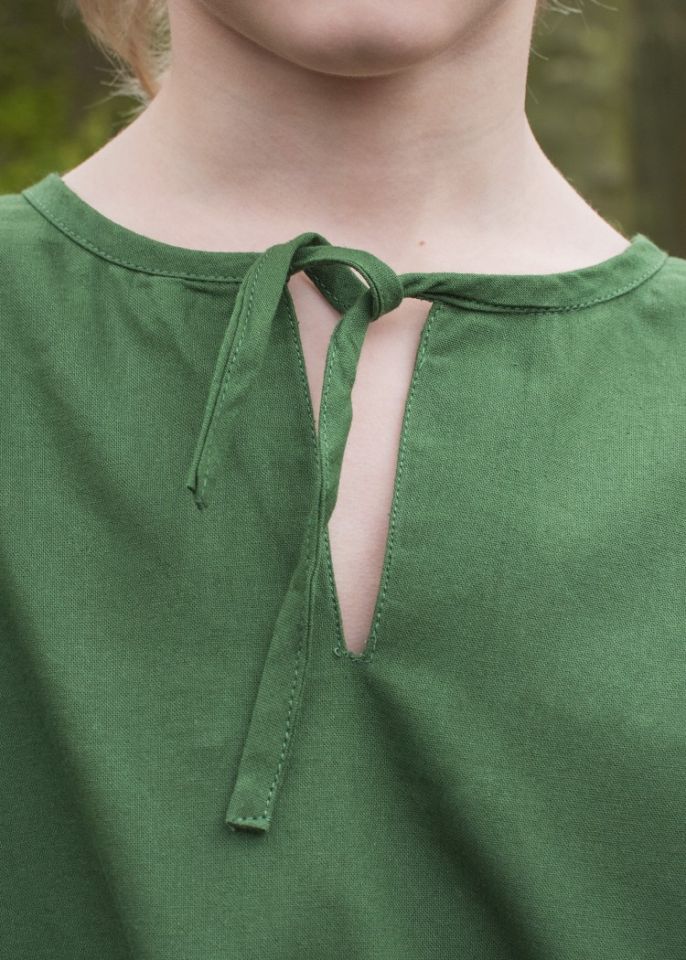 Tunique médiévale pour enfant en vert 128 4