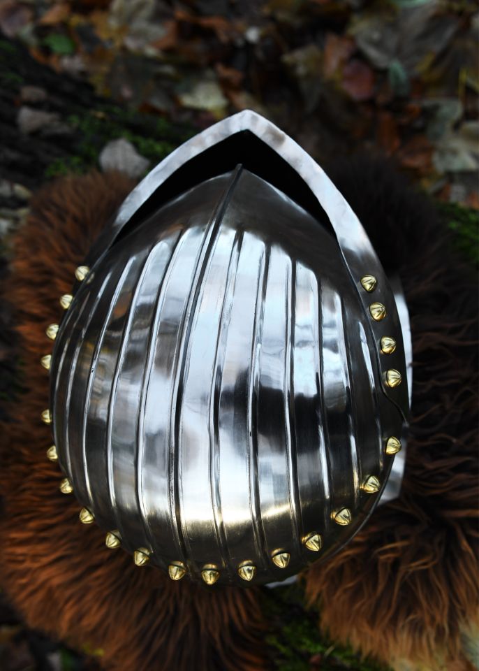 Casque allemand à pointes, en acier 1,6 mm 4