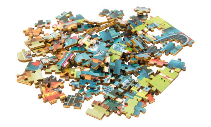Puzzle en bois ''Tournoi de chevaliers'' 4