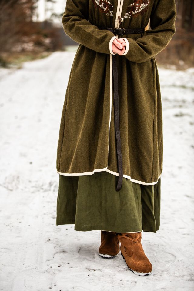 Manteau Viking Birka Skadi Olive 4
