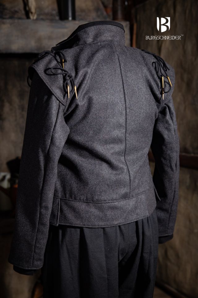 Veste Mousquetaire Quentin grise 4