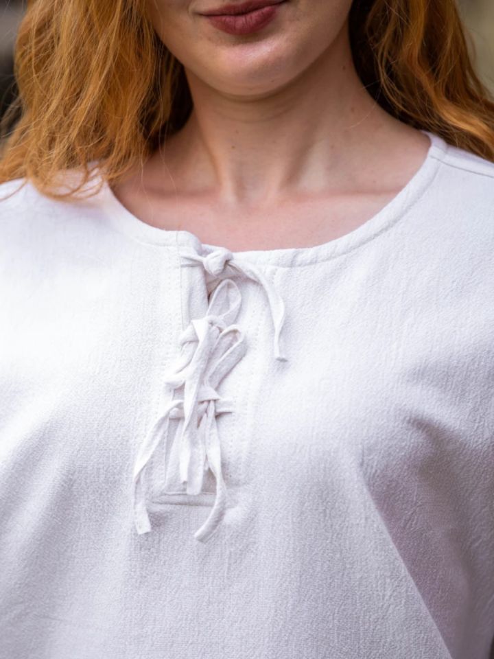 Blouse blanche à manches longues XXL 4