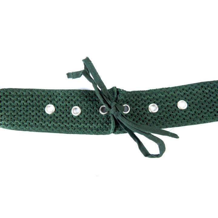 Ceinture en tissu à petites mailles L/XL | noir 4