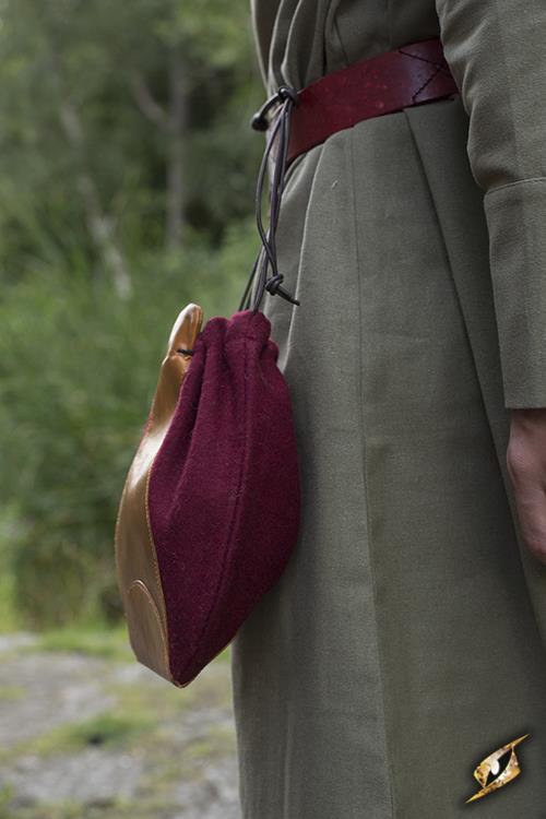 Sac bourse rouge 4