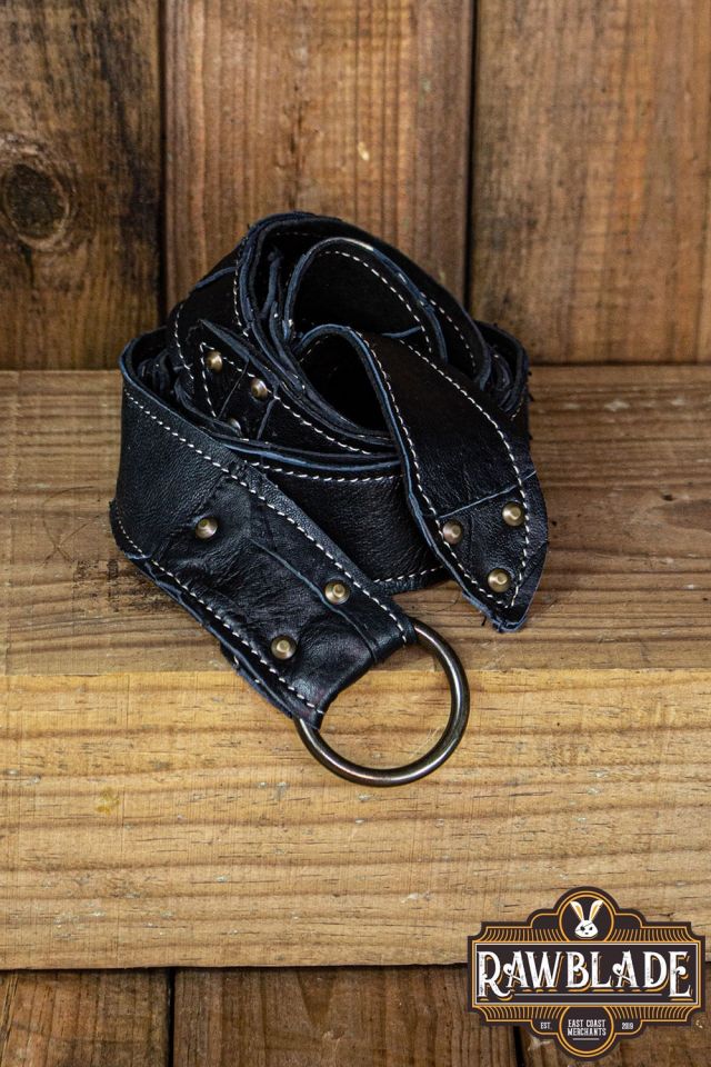 Ceinture anneau Hunter noire 4