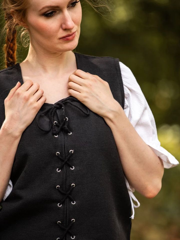 Gilet en coton épais, noir 4