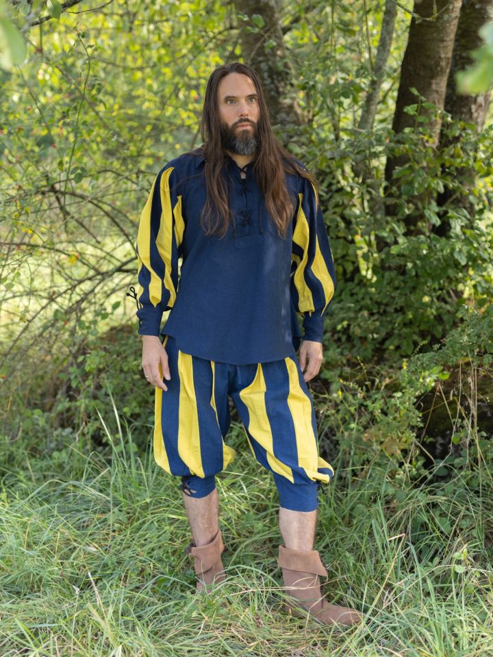 Chemise Lansquenet Titurel jaune et blanche L/XL 4